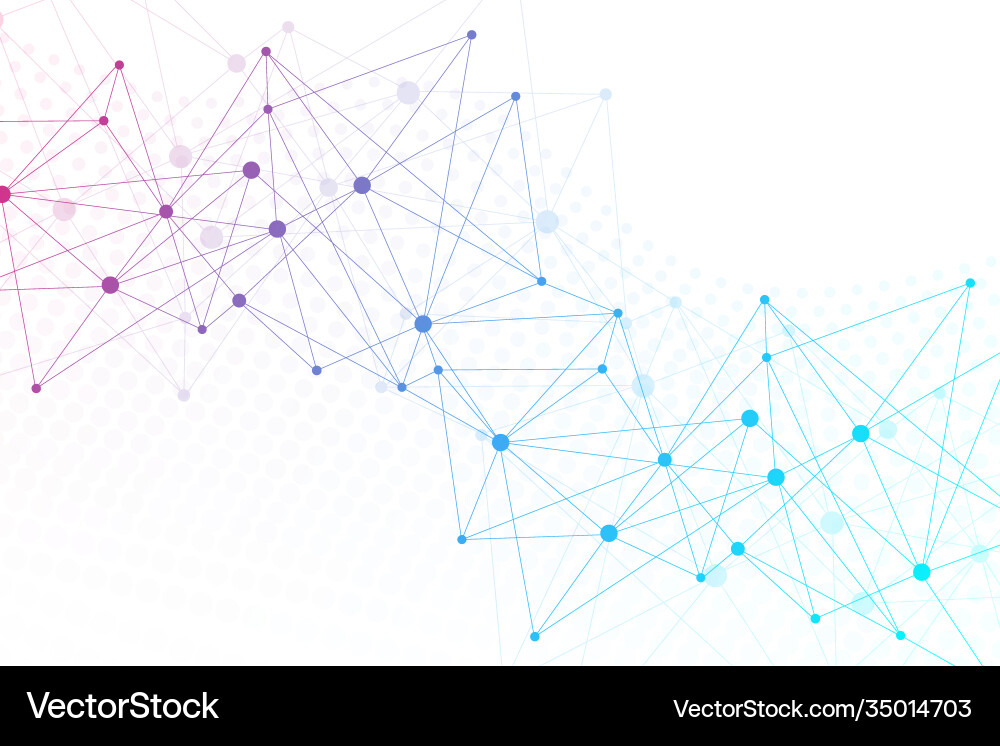 Geometric abstract background with connected line Geometric abstract background with connected line vector image