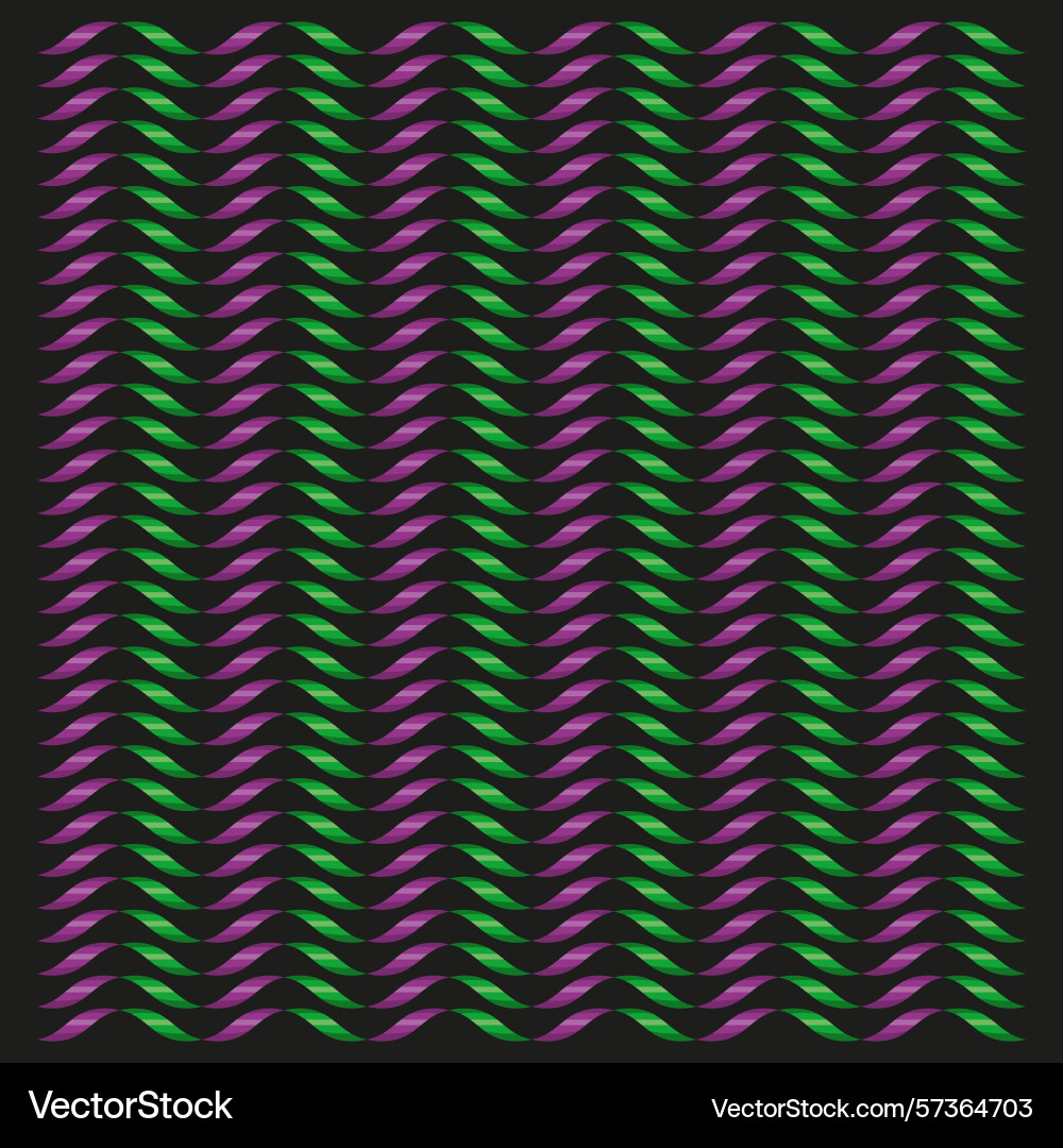 Green wave pattern chevron zigzag lines flowing Green wave pattern chevron zigzag lines flowing vector image