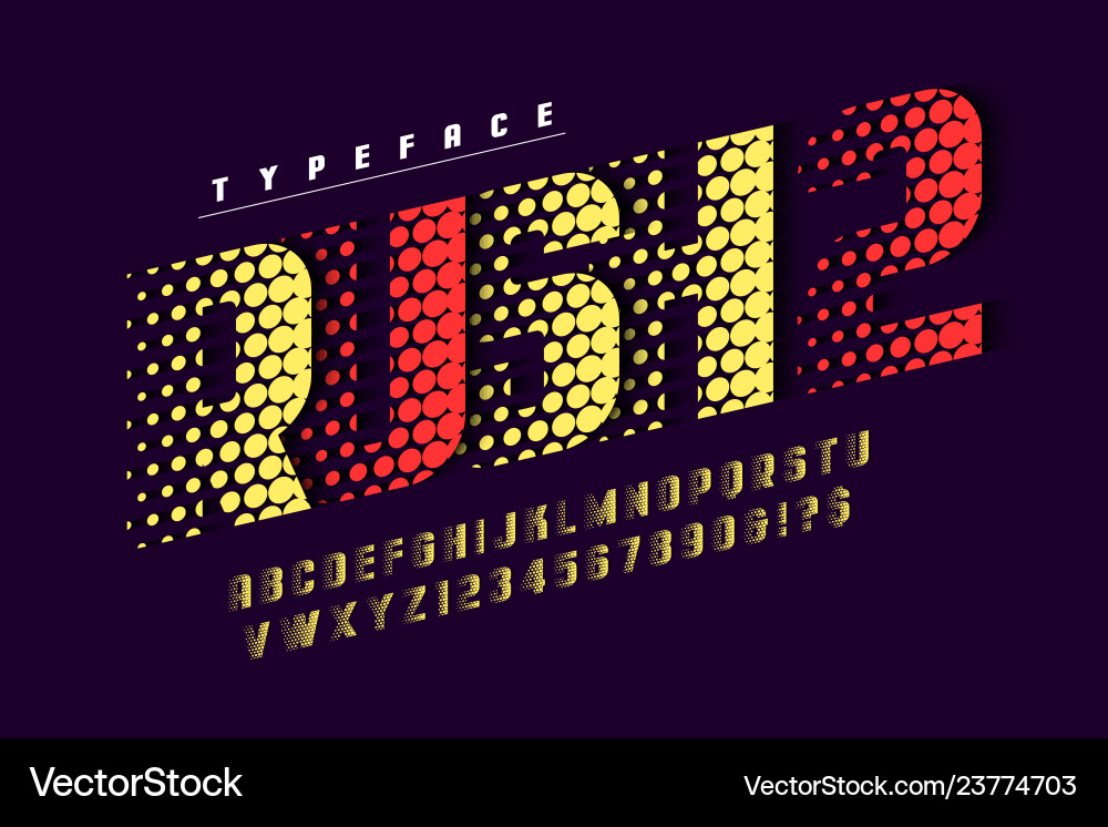 Racing Typeface - Bold Display Font vector image