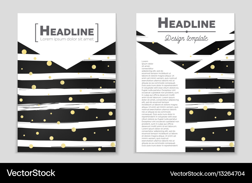 Abstract layout background set for art vector image
