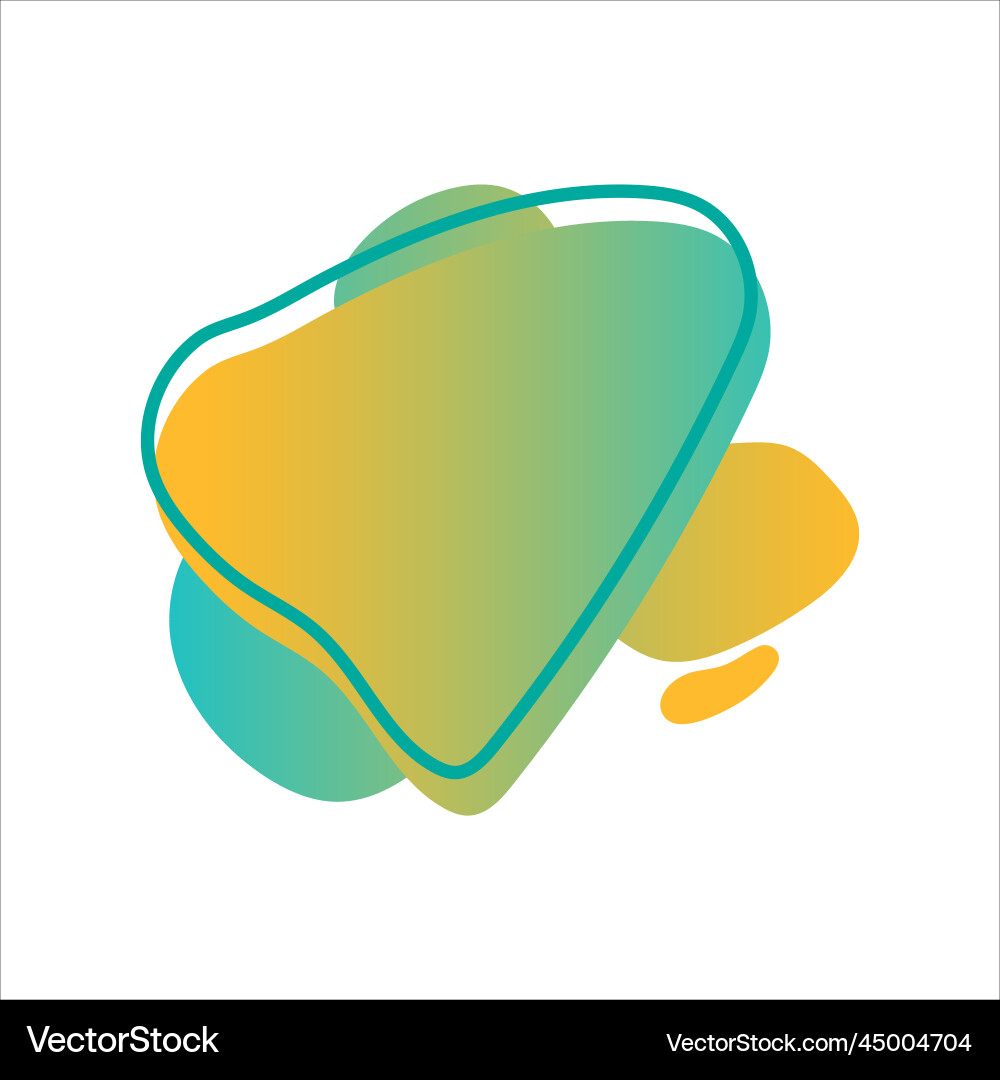 Blob gradient for template Vector Image