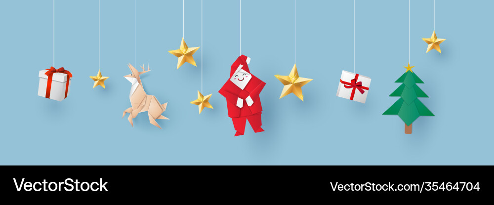 Christmas & New Year Celebration Vector Image