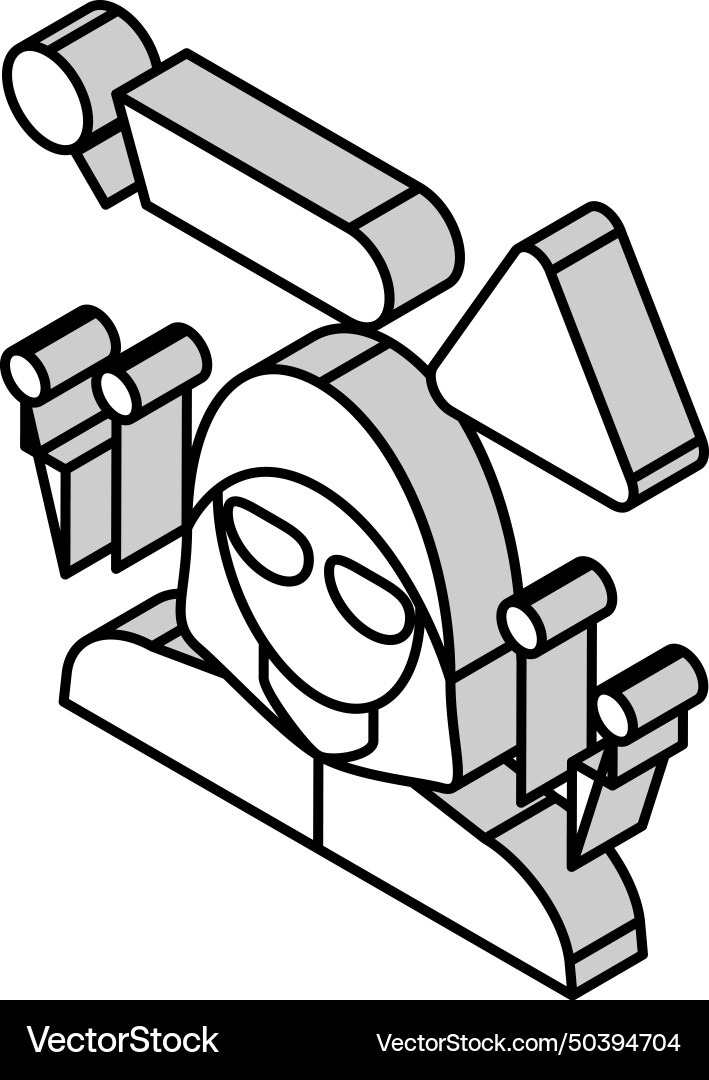 Hacker hacked password isometric icon Vector Image