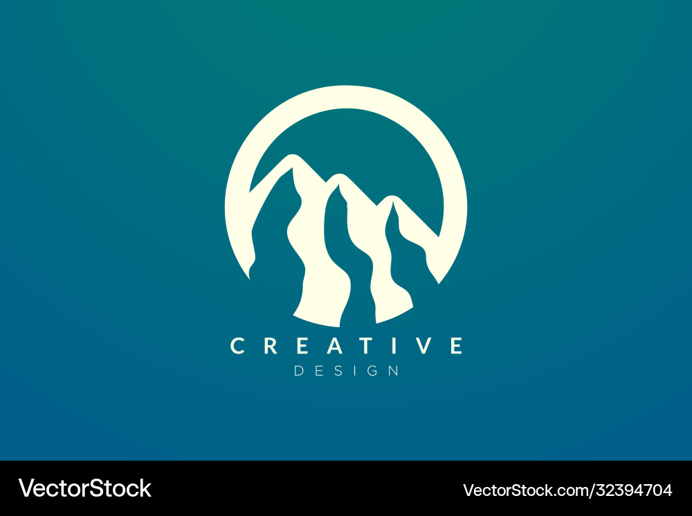 Logo design that combines circle objects Logo design that combines circle objects Vector Image