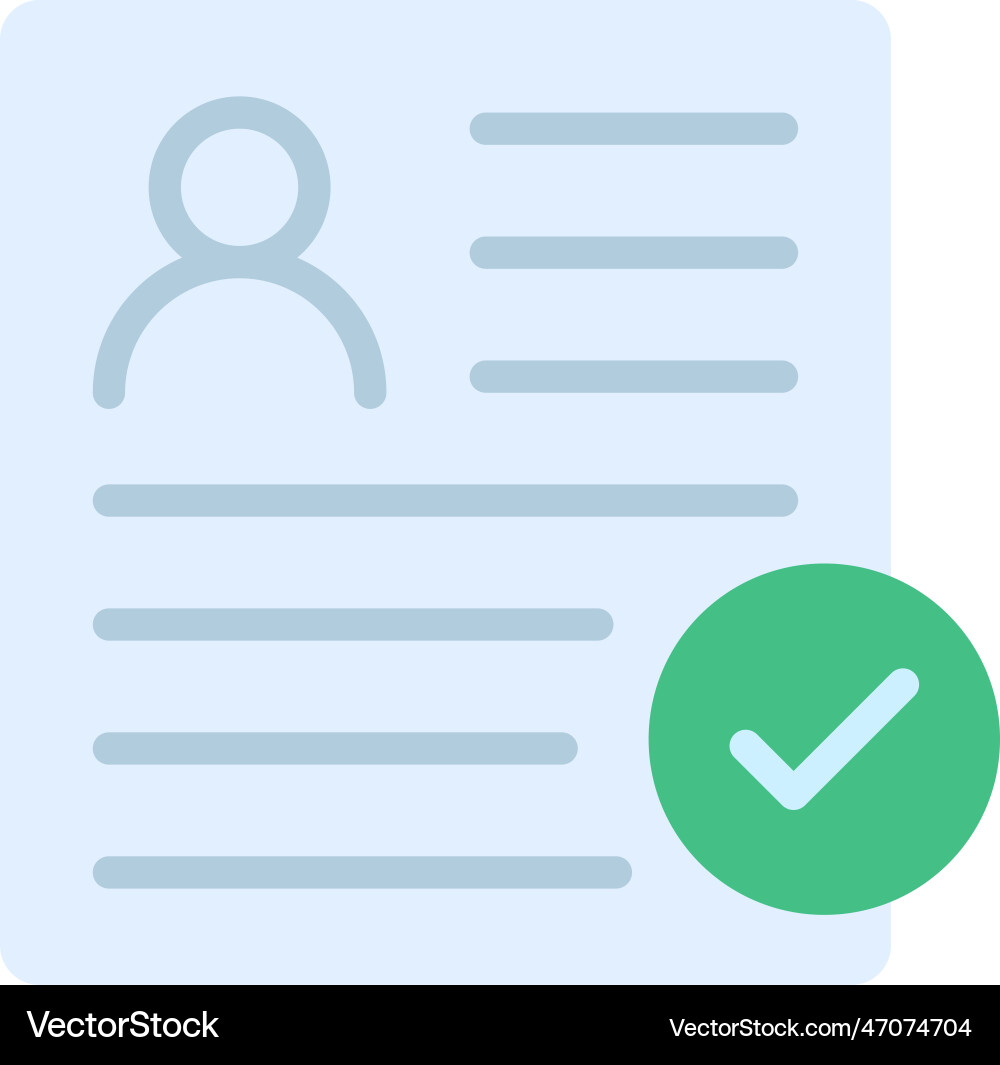Valid user profile icon image suitable Vector Image