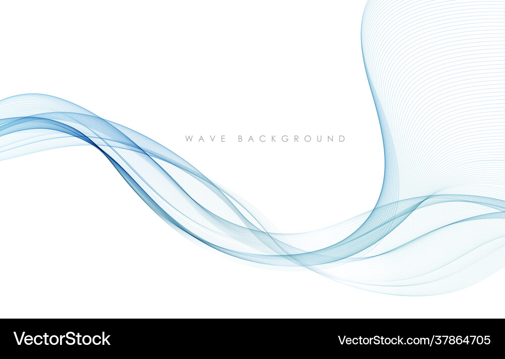 Abstract Flowing Wave Background vector image