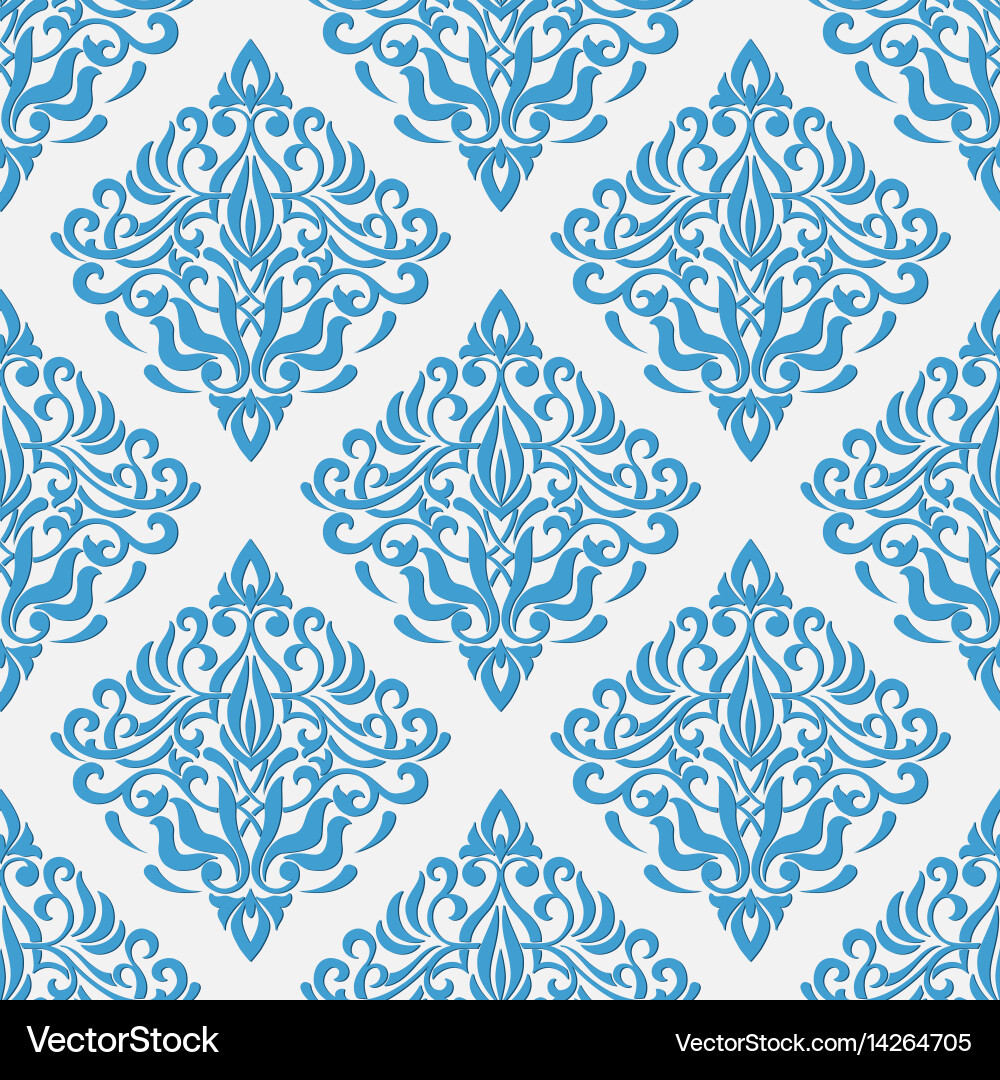 Elegant Damask Pattern Vector Image