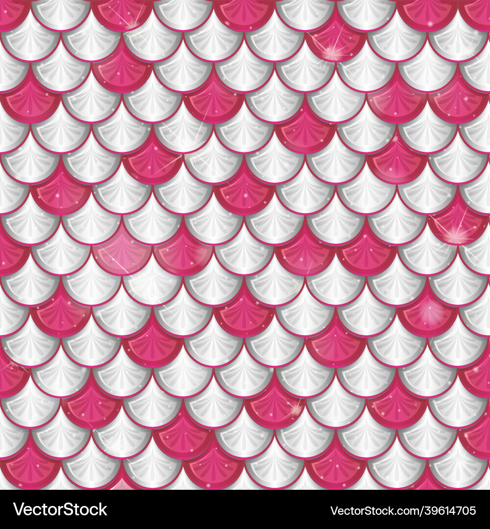 Fish scale seamless pattern background Fish scale seamless pattern background Vector Image