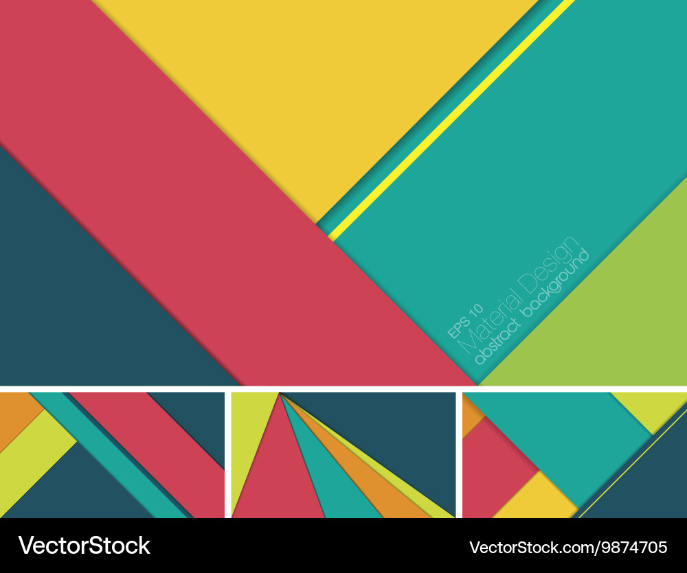 Material design abstract background Vector Image