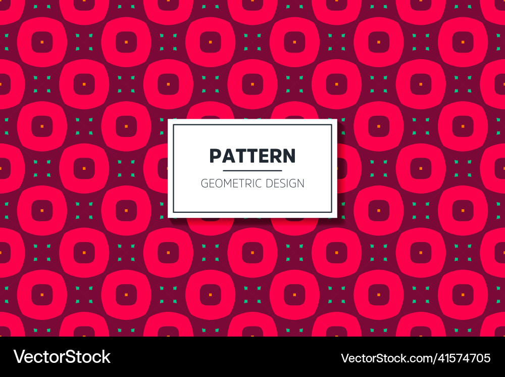Seamless pattern with colorful geometric elements Seamless pattern with colorful geometric elements Vector Image