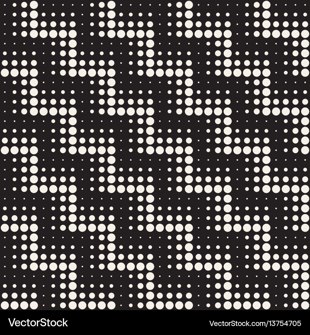 Stylish minimalistic halftone grid Vector Image
