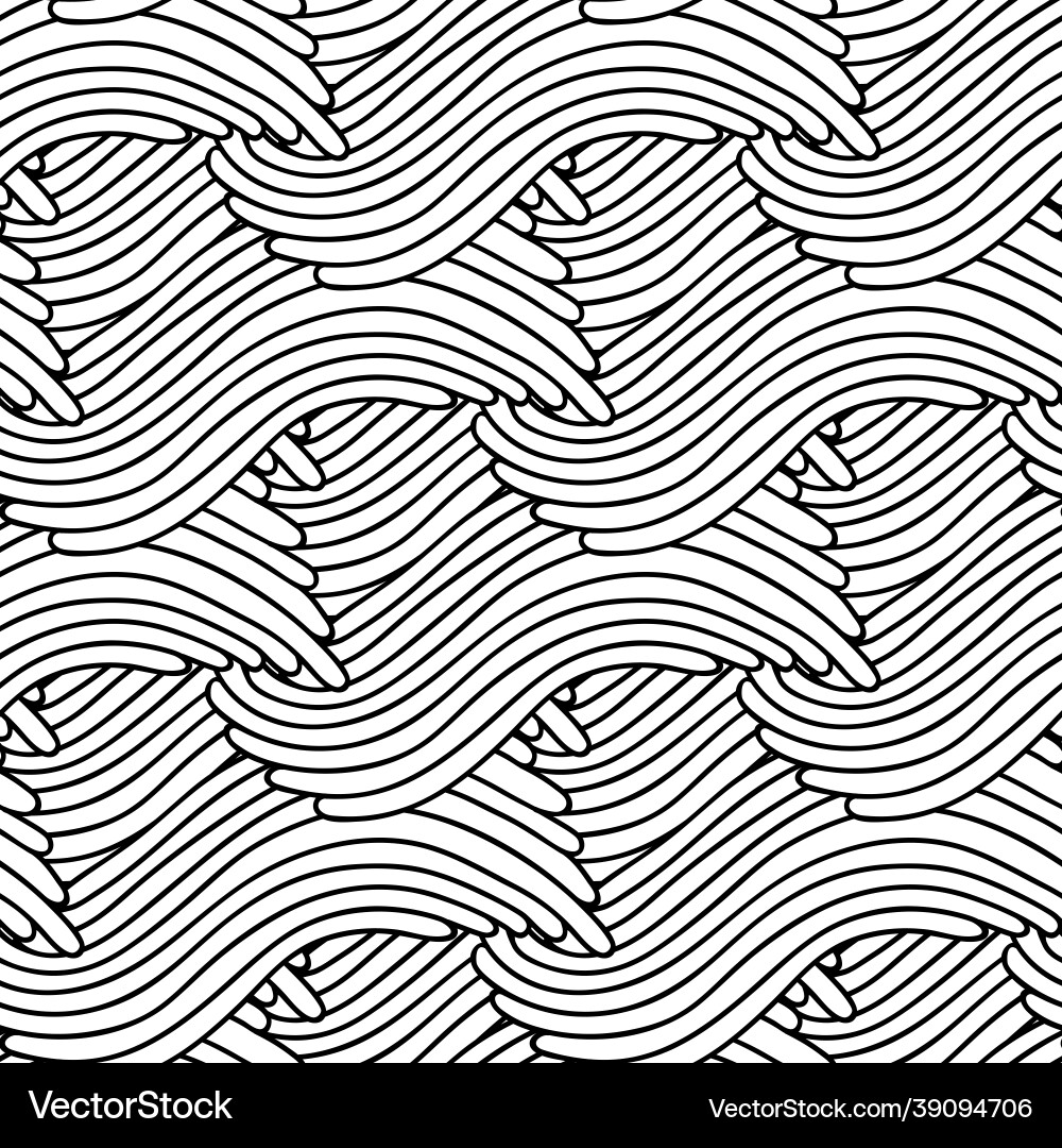 Abstract geometric pattern with wavy lines Abstract geometric pattern with wavy lines vector image
