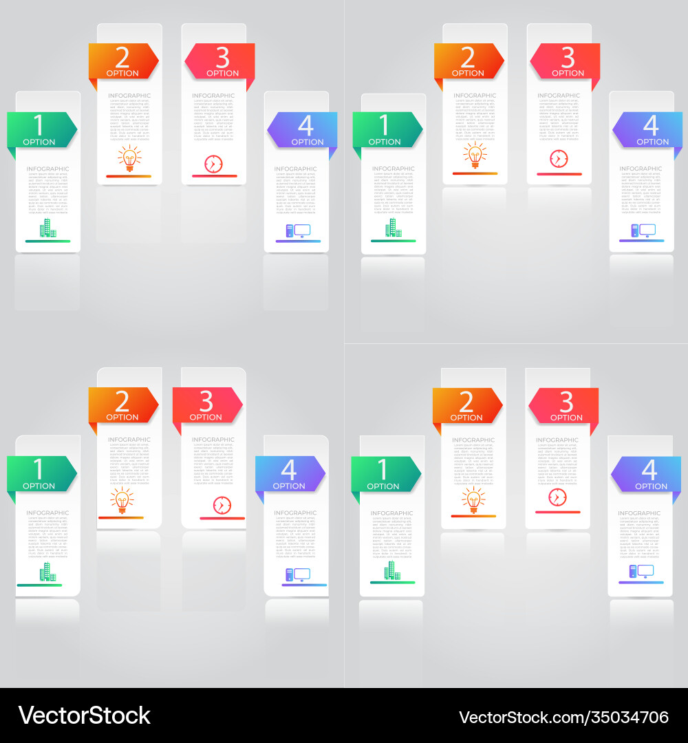 Business data visualization process chart Business data visualization process chart Vector Image