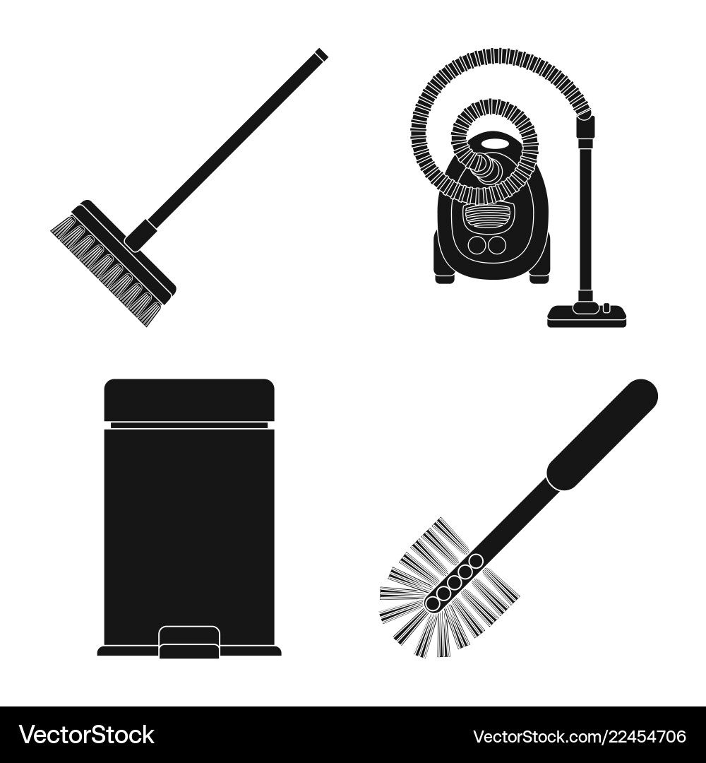 Isolated object of cleaning and service icon set Isolated object of cleaning and service icon set vector image