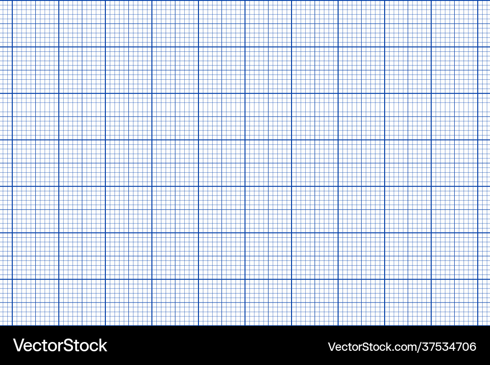 Millimeter graph paper grid abstract squared vector image