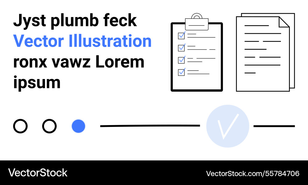 Task planning checklist with completed items Task planning checklist with completed items vector image