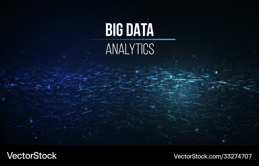 Data Networks Technology Background vector image
