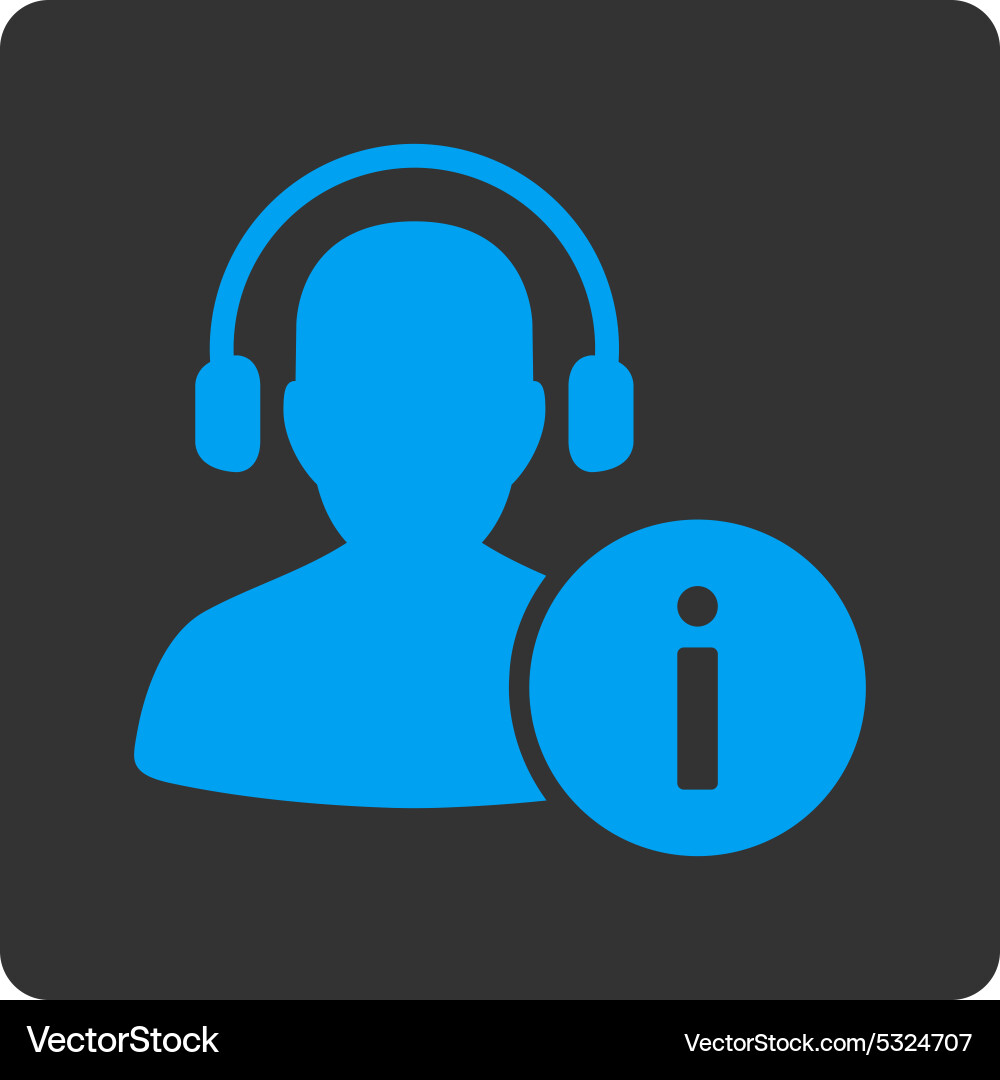 Help desk icon from commerce buttons overcolor set vector image