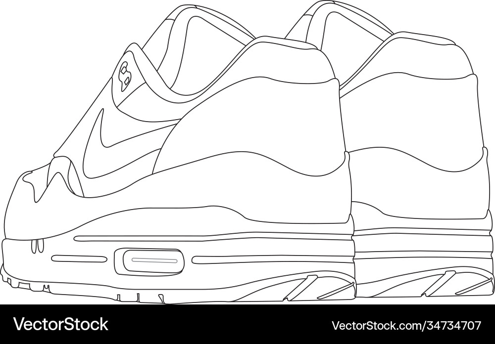 nike air max 1 silhouette