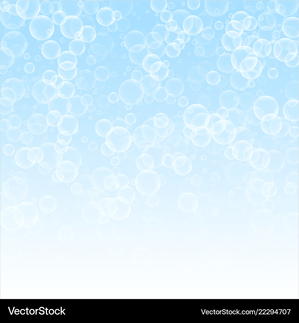 Random soap bubbles abstract background blowing b Random soap bubbles abstract background blowing b vector image