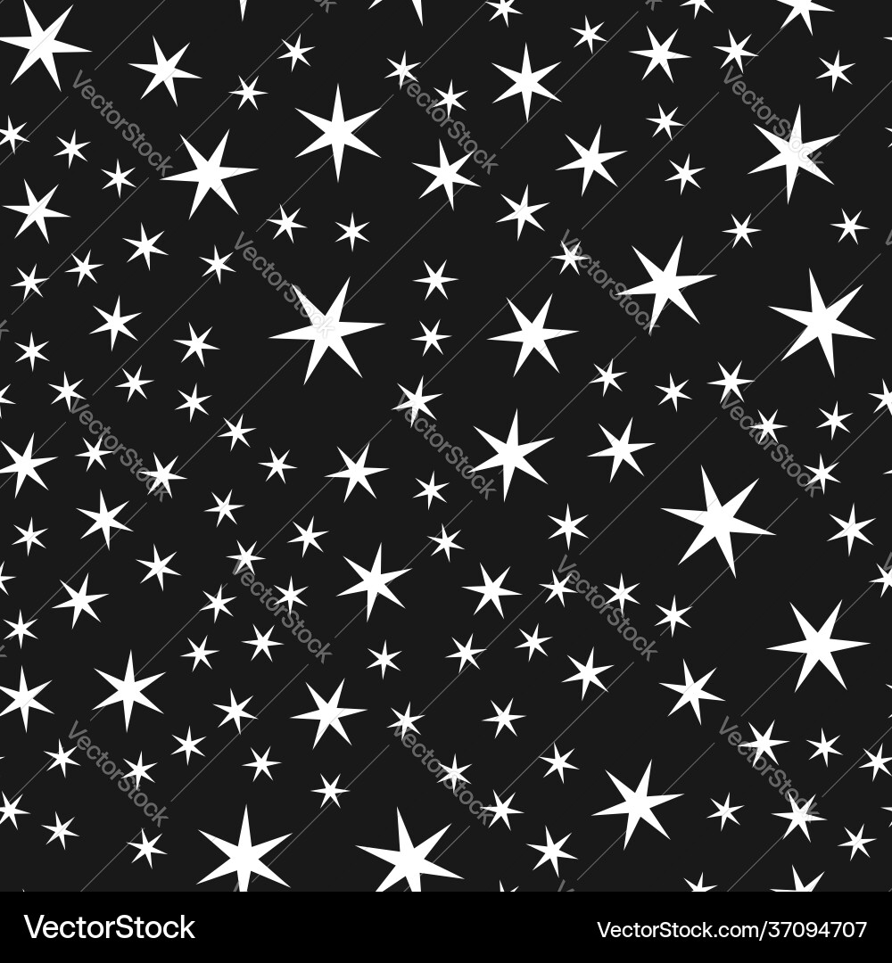 Random star shape pattern background seamlessly Random star shape pattern background seamlessly Vector Image