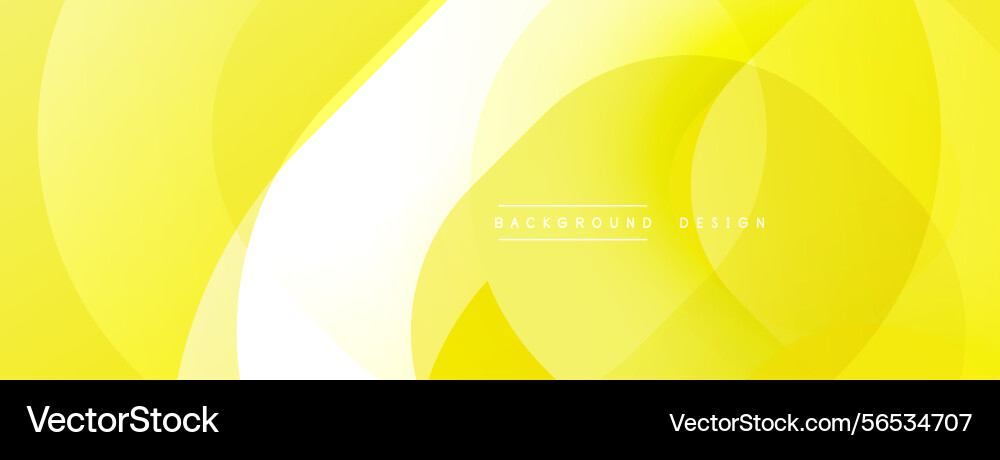 Yellow abstract background overlapping circles Yellow abstract background overlapping circles vector image