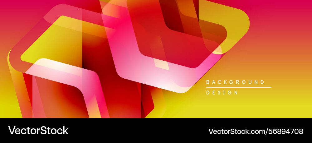 Abstract geometric shapes overlap creating Abstract geometric shapes overlap creating vector image