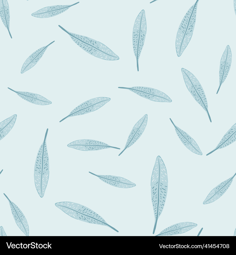 Feathers seamless pattern background feather Feathers seamless pattern background feather vector image