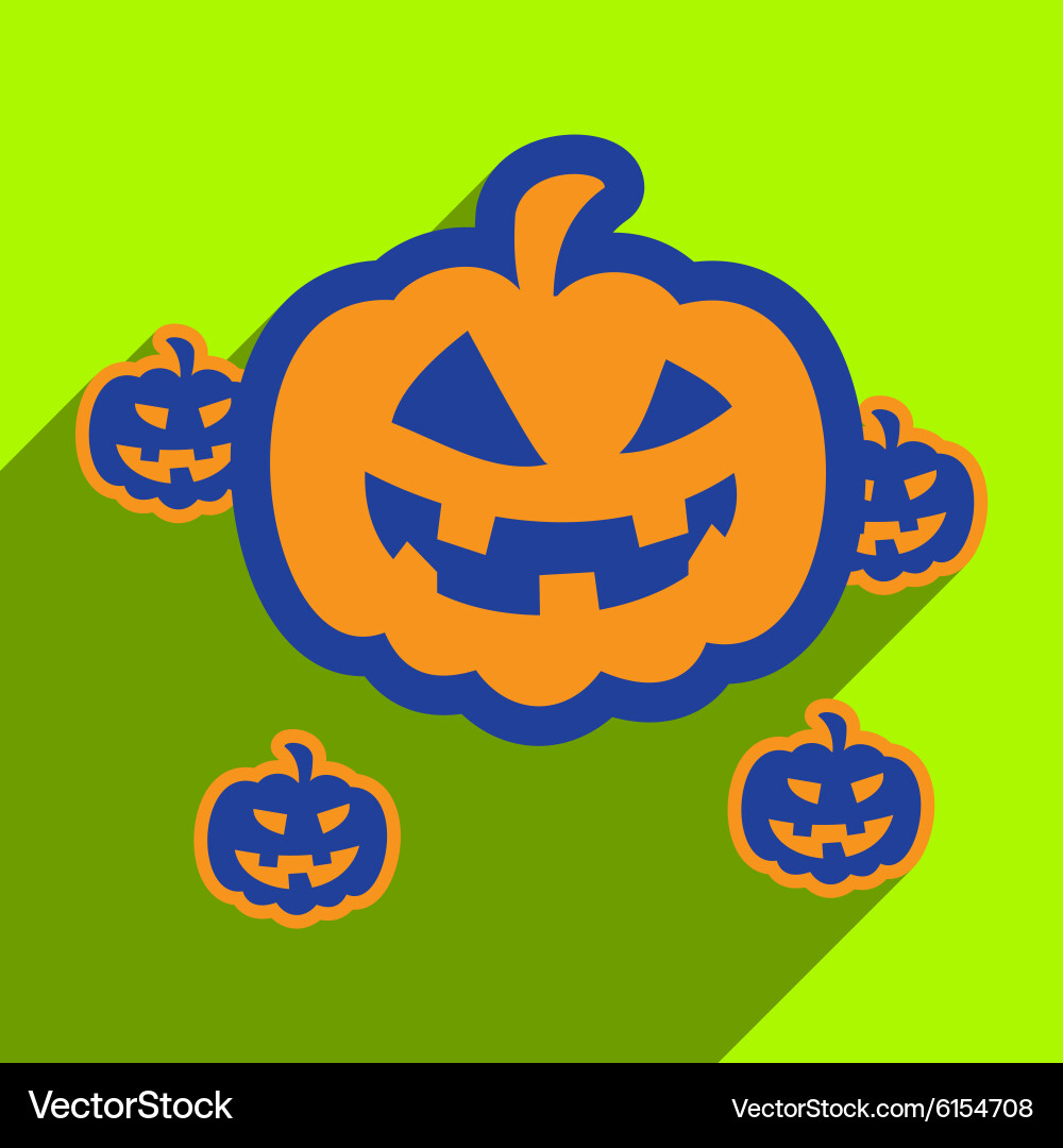 Flat with shadow icon and mobile application Vector Image