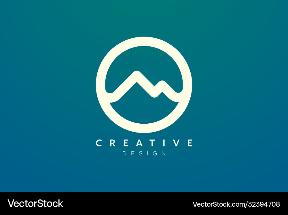 Logo design that combines circle objects Logo design that combines circle objects Vector Image