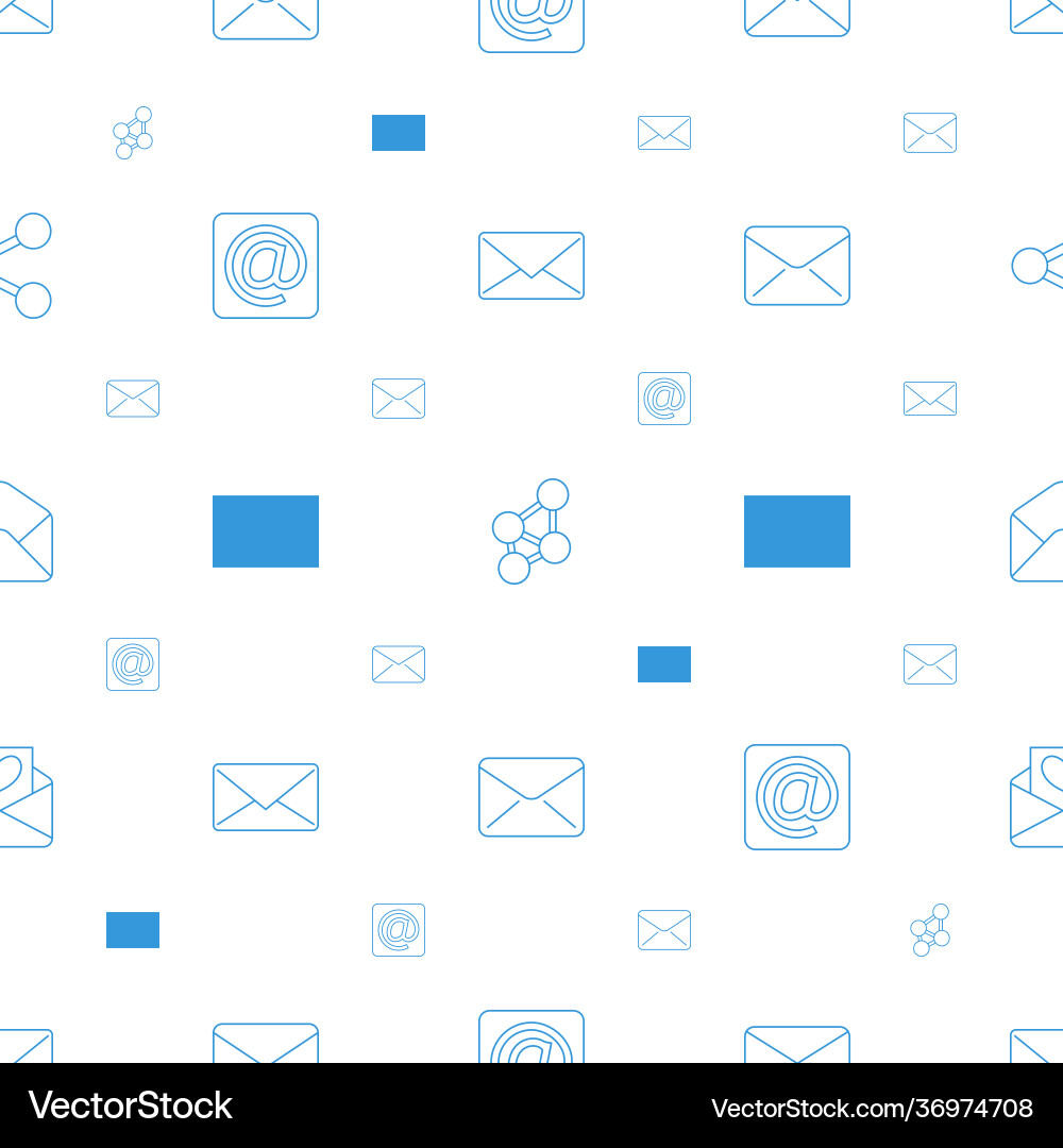 Send icons pattern seamless white background vector image