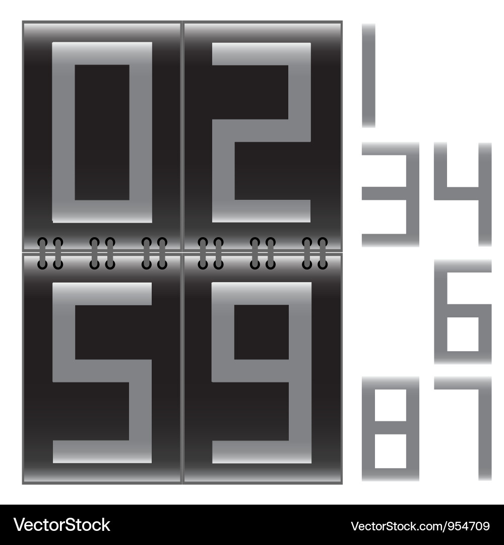 Digital display Vector Image