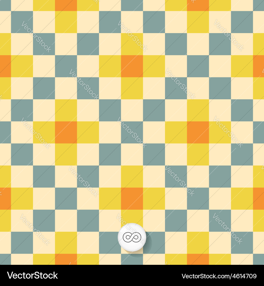Geometric Checkerboard Pattern Vector Image