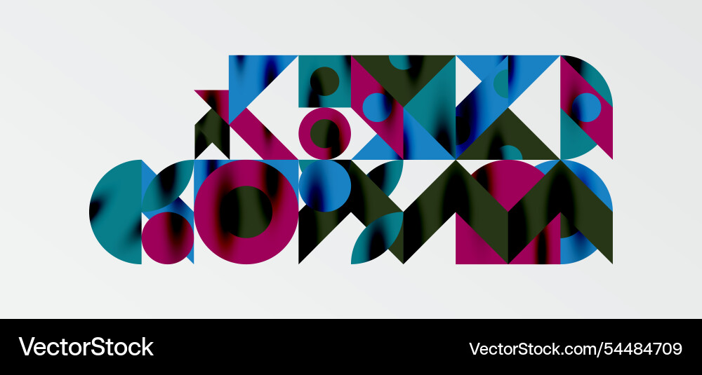 Geometric neo patterns abstract background Vector Image