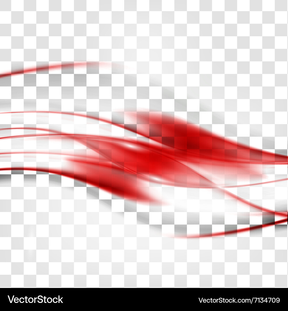 Red background curve vector image