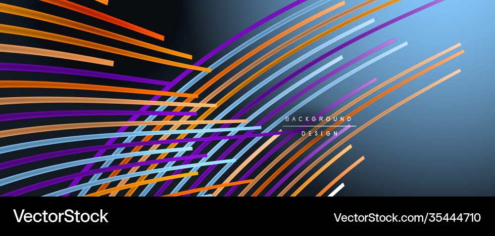 Abstract colorful lines background Vector Image