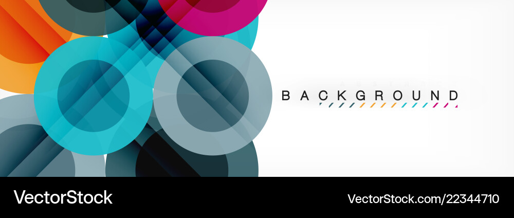 Circle composition abstract background Circle composition abstract background Vector Image
