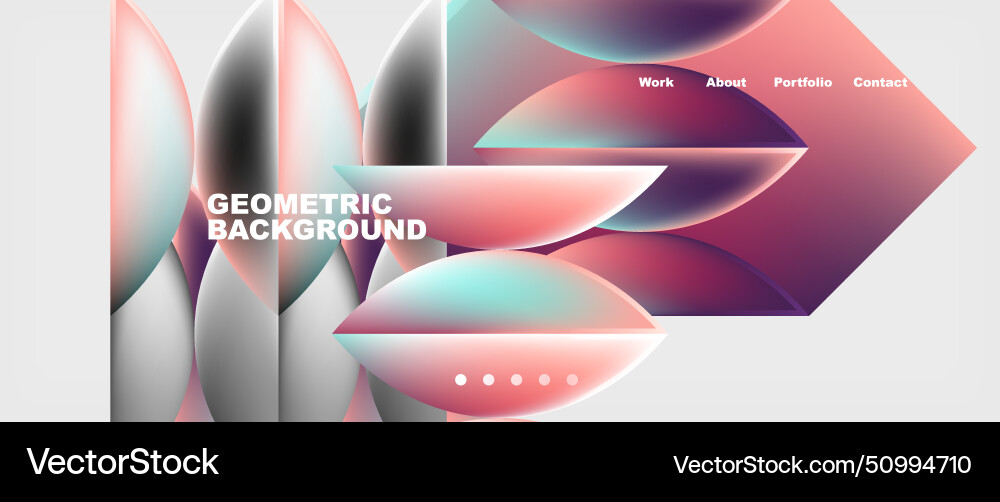 Geometric pattern with circles and shapes Geometric pattern with circles and shapes vector image