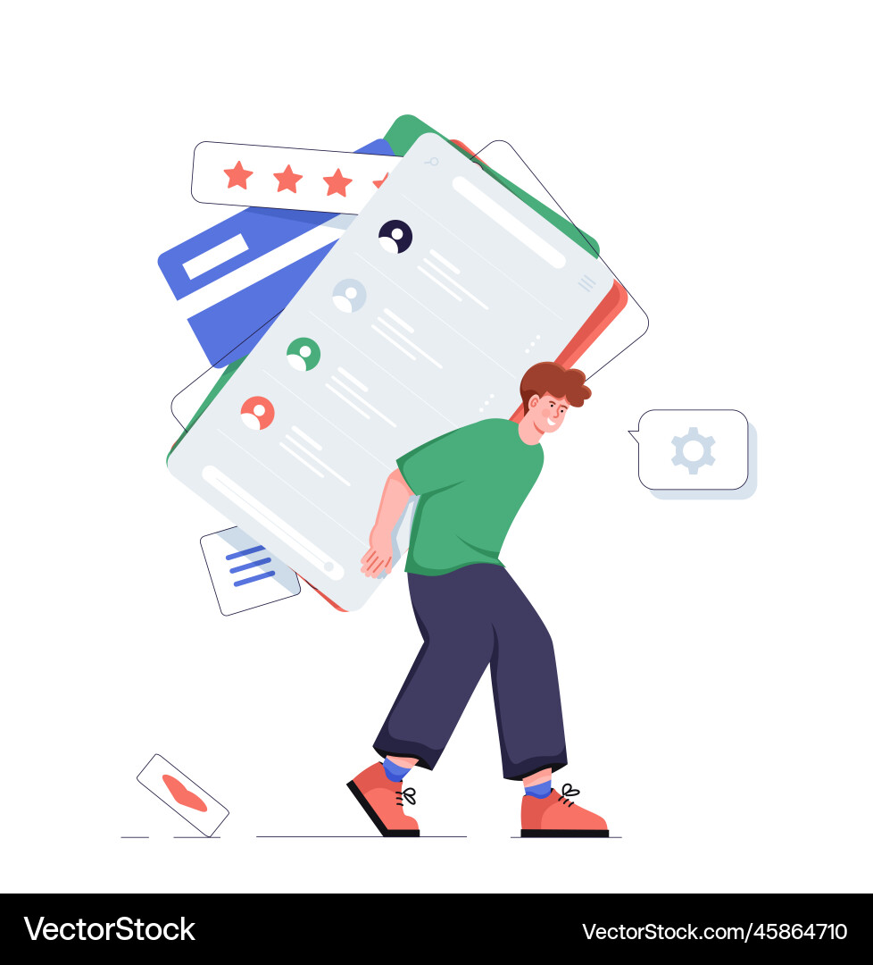 Ui and ux designer Ui and ux designer vector image