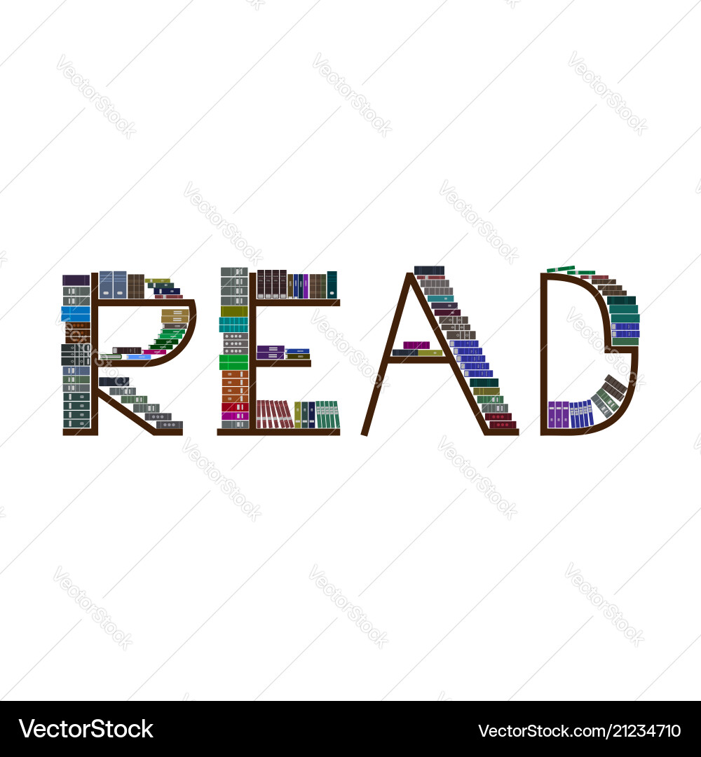 Unusual shape bookshelf Unusual shape bookshelf vector image