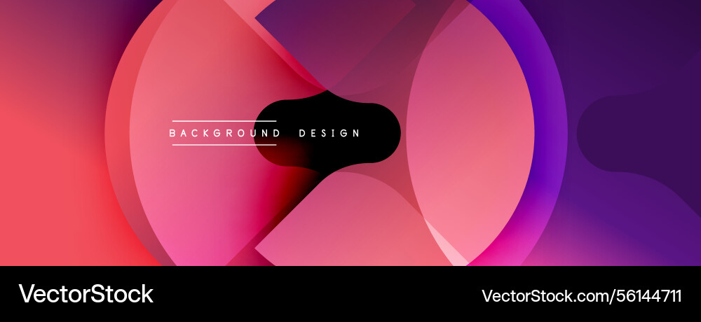 Abstract design overlapping shapes create dynamic Abstract design overlapping shapes create dynamic Vector Image
