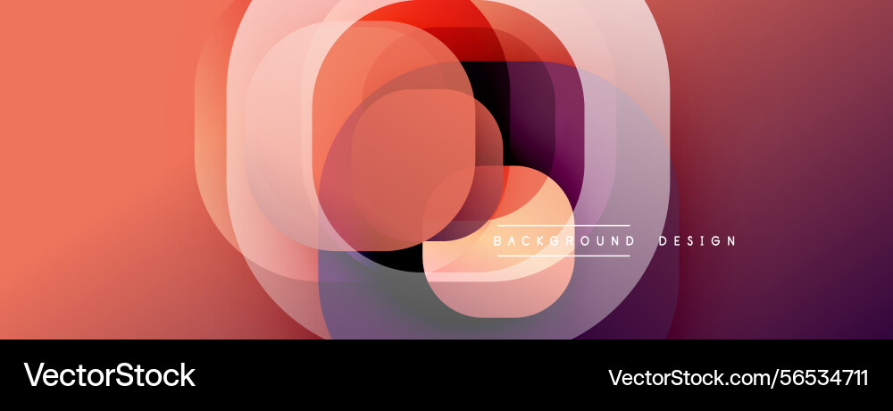 Abstract geometric shapes overlap creating Abstract geometric shapes overlap creating vector image