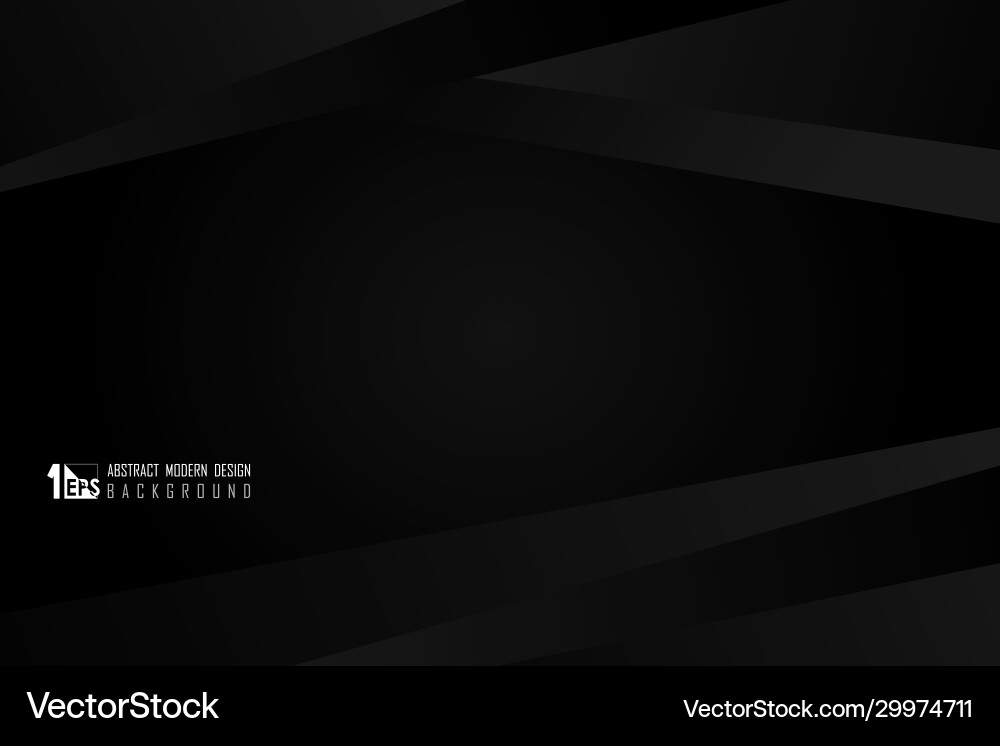 Abstract tech design gradient black vector image