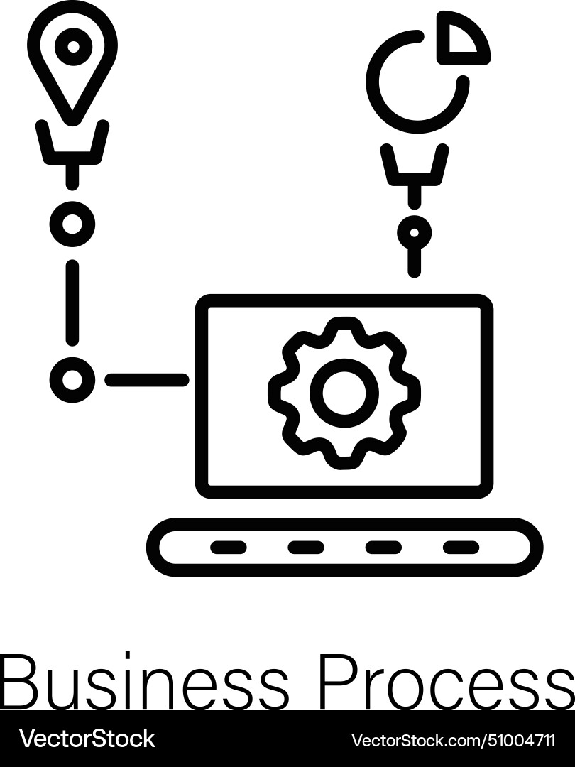 Business process Royalty Free Vector Image - VectorStock