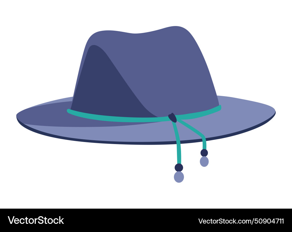 Cartoon hat icon male headwear derby and cowboy Cartoon hat icon male headwear derby and cowboy vector image