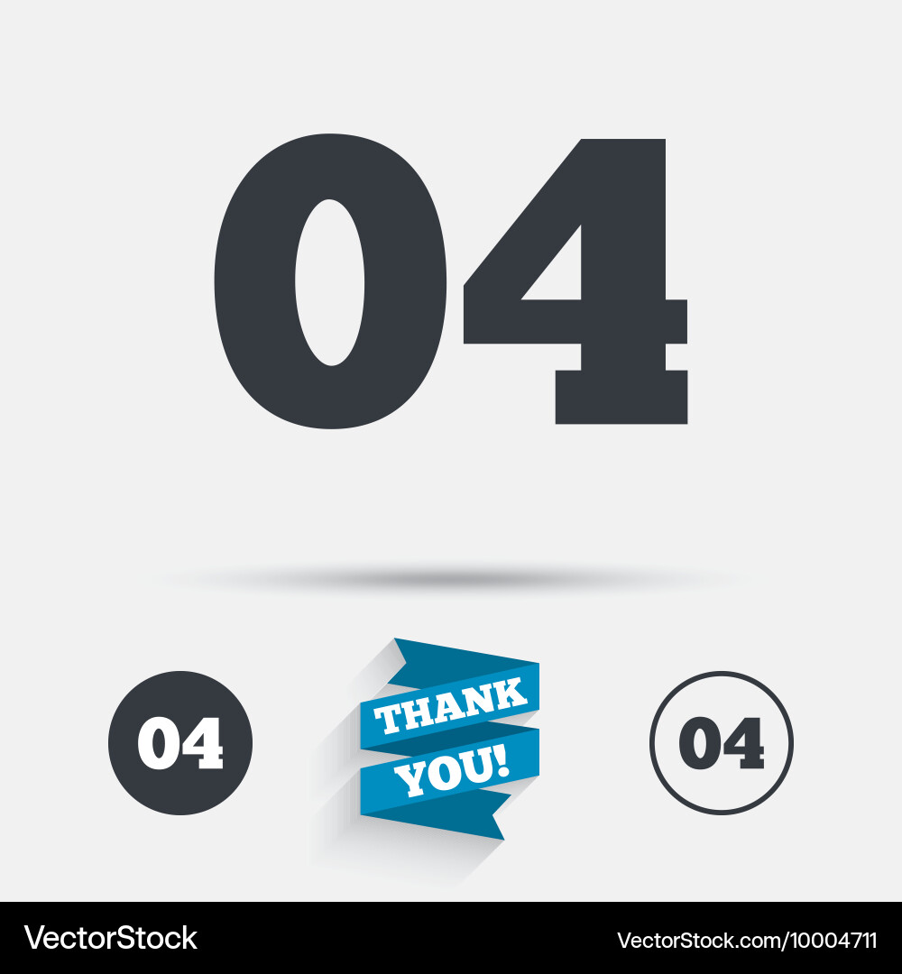 Fourth step sign loading process symbol Vector Image