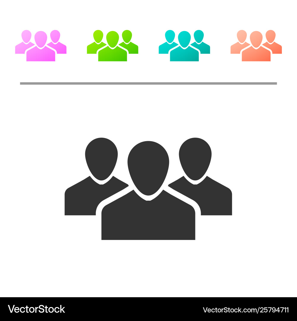 Group of Users Icon vector image
