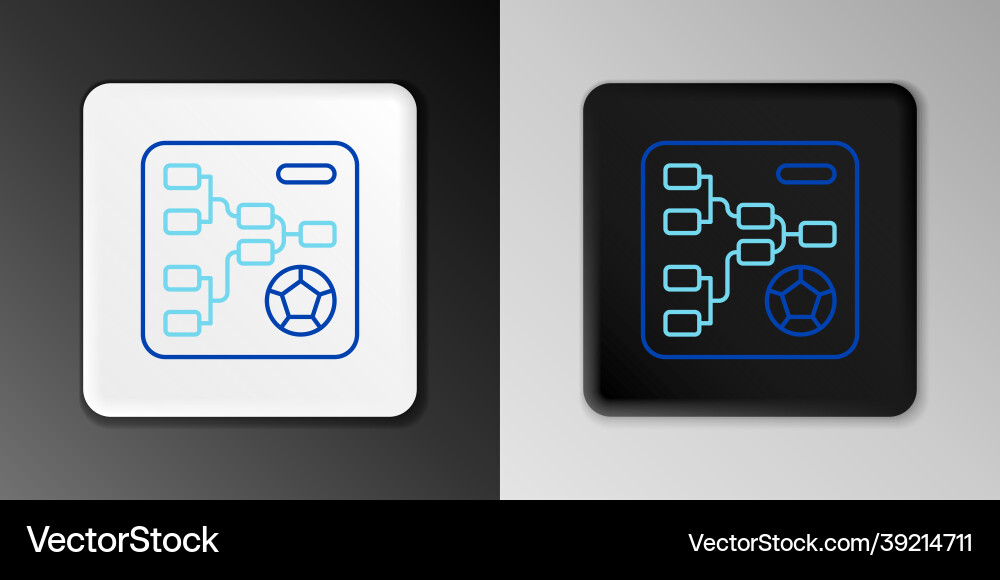 Line results and standing tables scoreboard Line results and standing tables scoreboard Vector Image