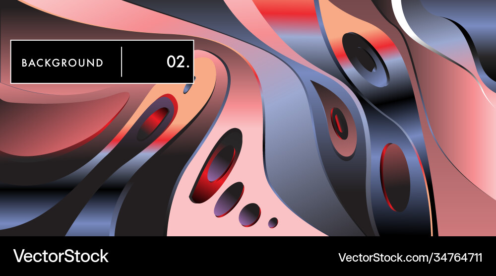 Liquid color background design fluid gradient Liquid color background design fluid gradient vector image