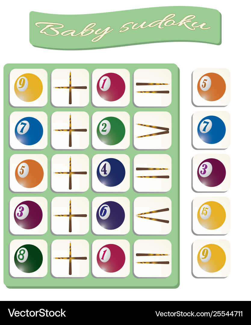 Logical task check correct relationship signs vector image